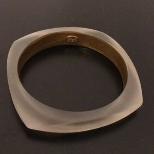 Alexis Bittar Clear & Gold bracelet